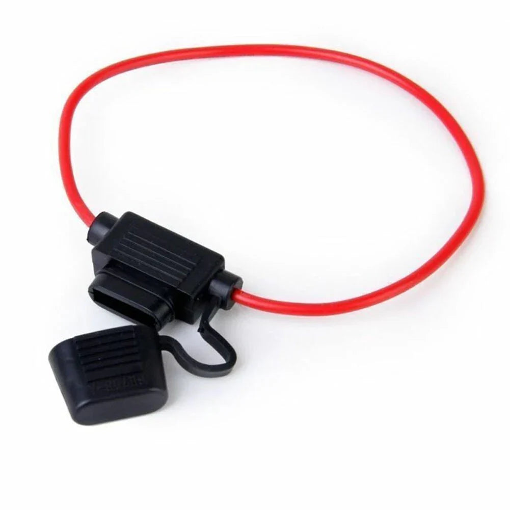 5x Waterproof Inline Fuse Holder 12 Gauge Wire Cut Off Switch 12V 30A