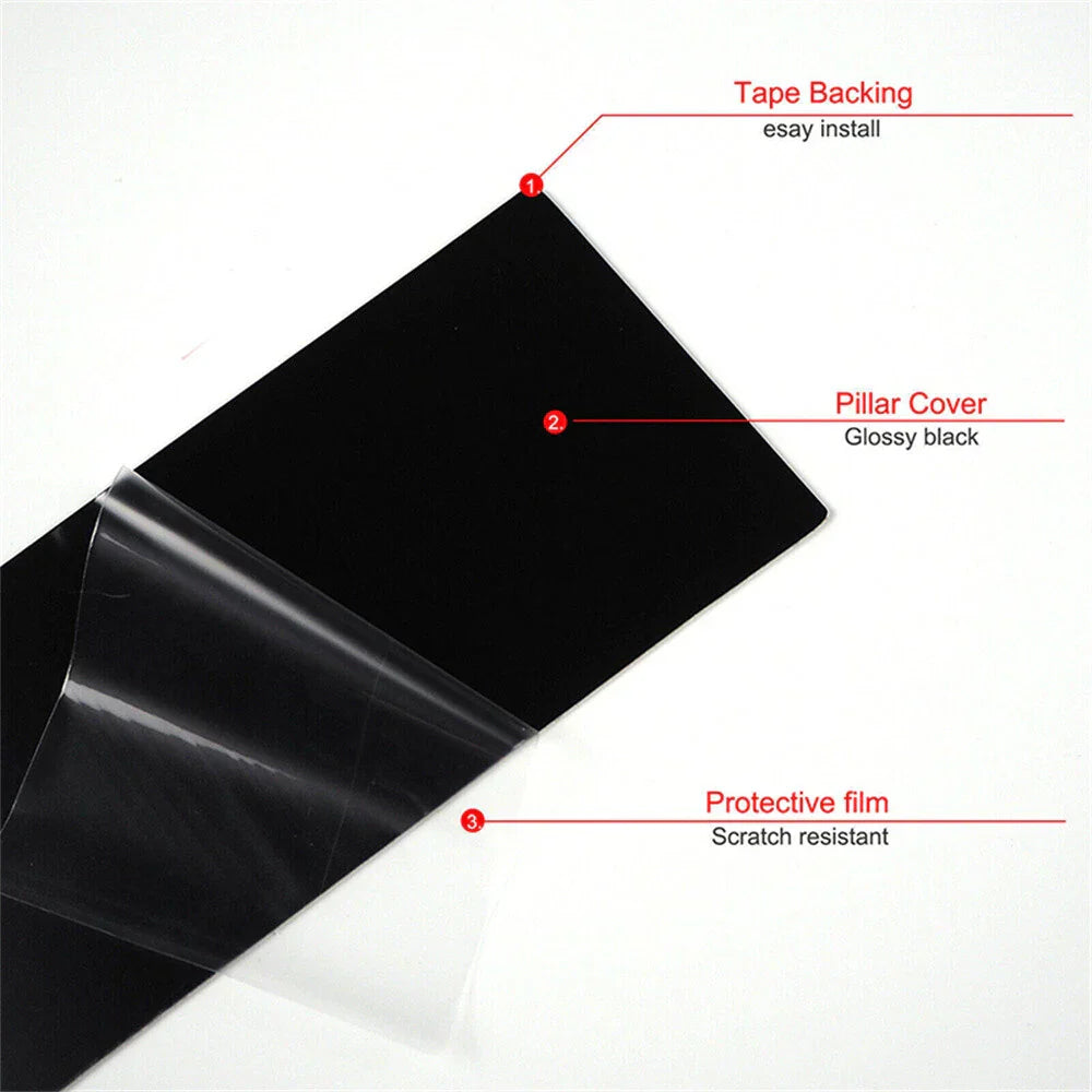 8Pcs Window Pillar Trim Covers for Nissan Rogue (2014-2020)
