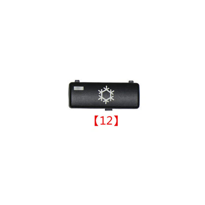 A/C Switch Panel Button Cover Black for BMW X5 E53, 5 Series E39 (2000-2006)