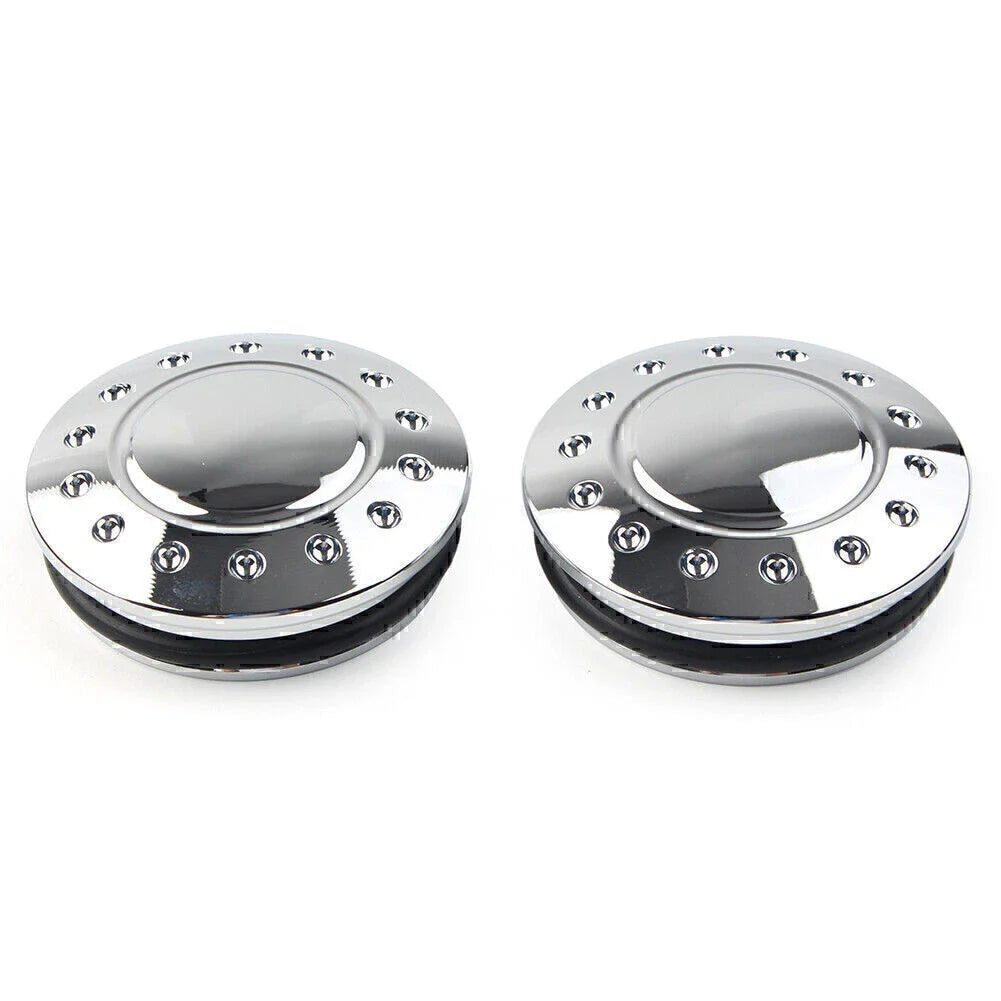 CNC Aluminum Swingarm Pivot Bolt Covers for Harley V-Rod (2002-2017)