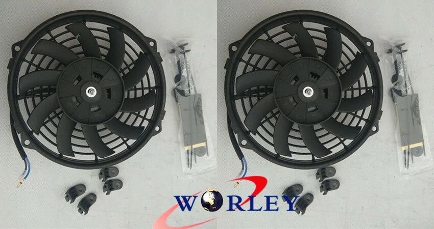 9" 12V Electric Radiator Cooling Fan & Mounting Kits for Car