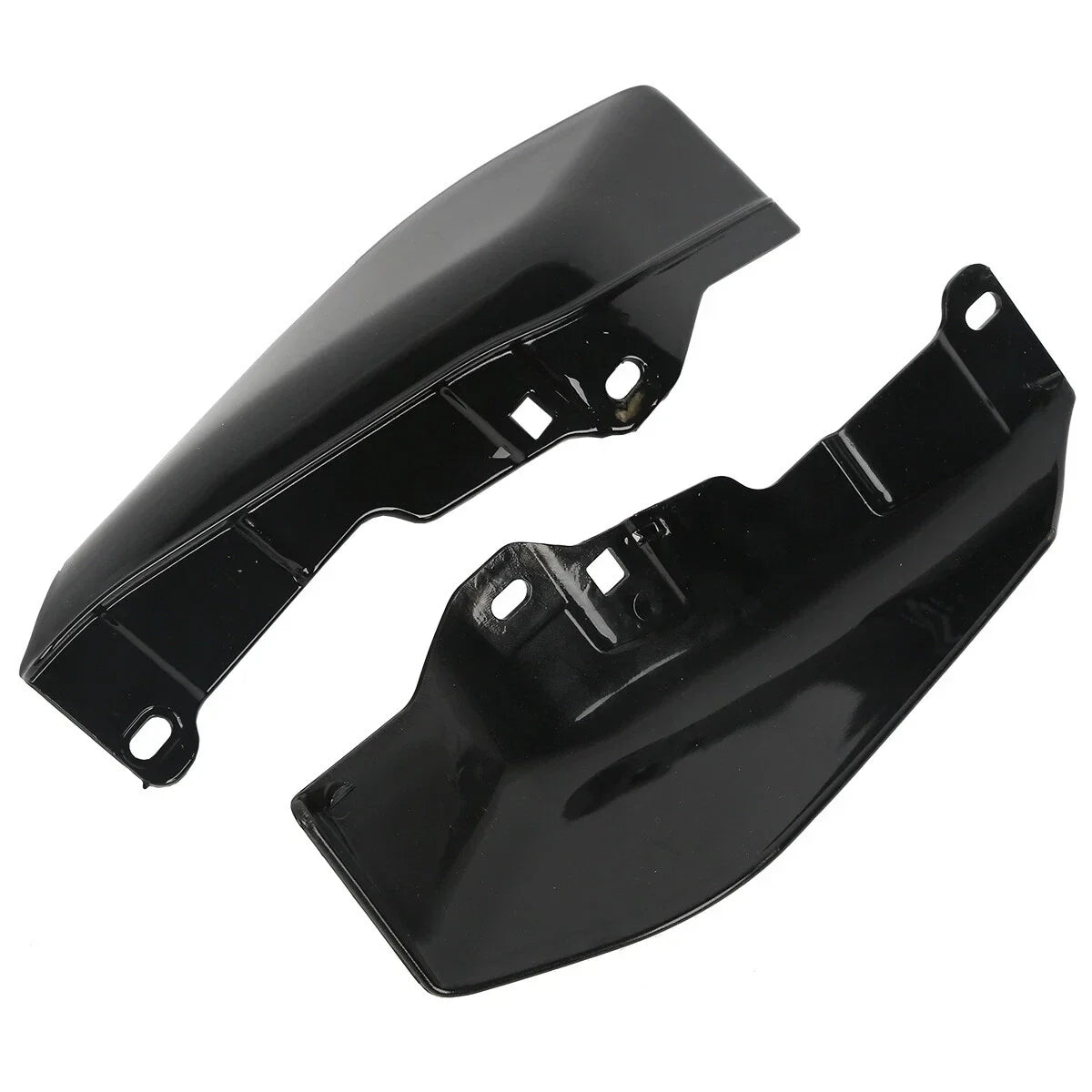Black Mid-Frame Air Deflectors for Harley Touring Road Street Glide (2009-2023)