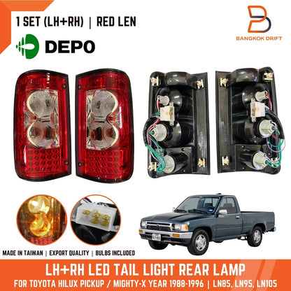 DEPO  LED Tail Lights for Toyota Hilux Ute (1988-1997)