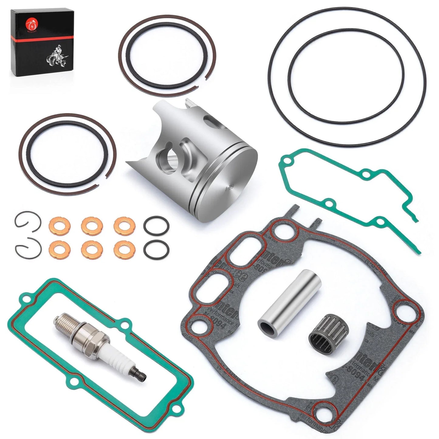 Top End Rubuild Kit STD 66.4mm Piston & Gasket for Yamaha YZ250X (2005–2024)