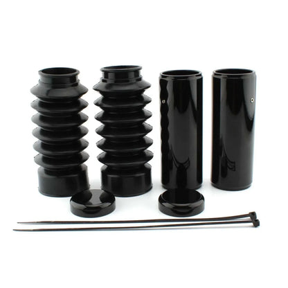Black Full Fork Cover Kit for Harley Davidson Sportster X48 Forty-Eight (16-23)