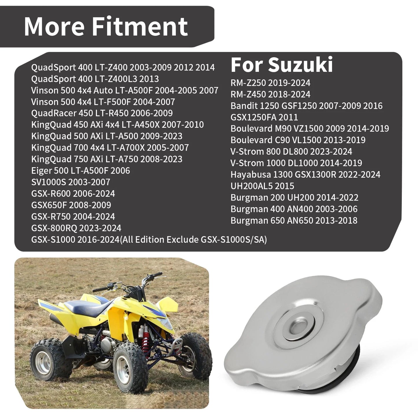 Radiator Cap for Suzuki GSXR GSX-R 600/750