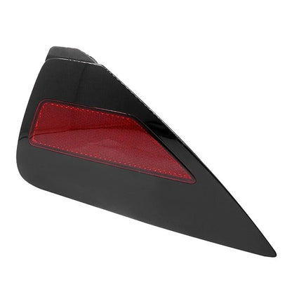 Black Left Driver Charge Door Cover Reflector for Tesla Model 3 (2017–2024)