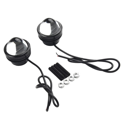 2 x White 12V-24V High Power Bull Eye LED Projector Fog Lamp for Car