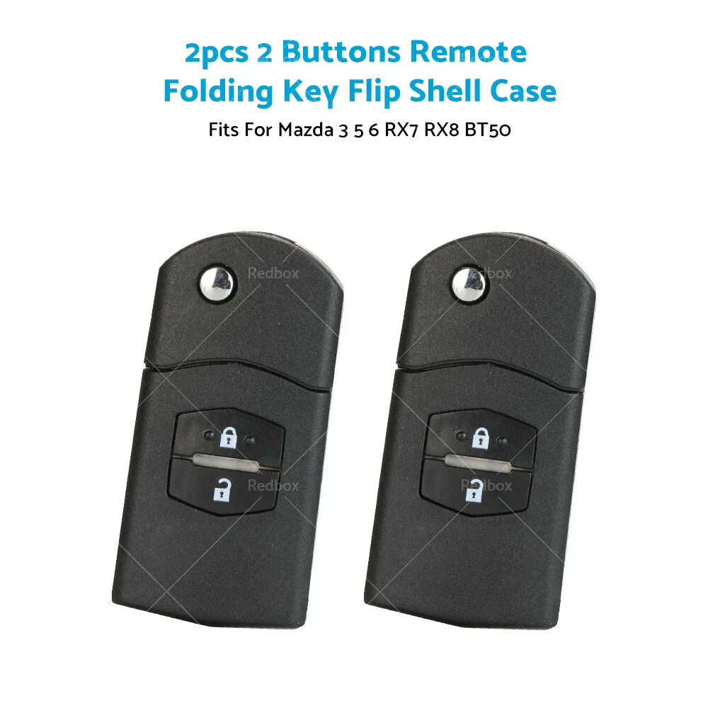 Buttons Car Key Case Cover for Mazda 3 5 6 RX7 RX8 BT50