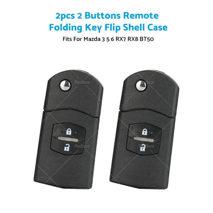 Buttons Car Key Case Cover for Mazda 3 5 6 RX7 RX8 BT50