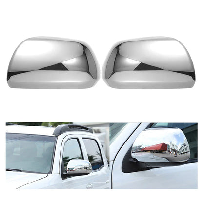 Rear View Mirror Lid Covers for 2011-2020 Toyota Sienna Chrome