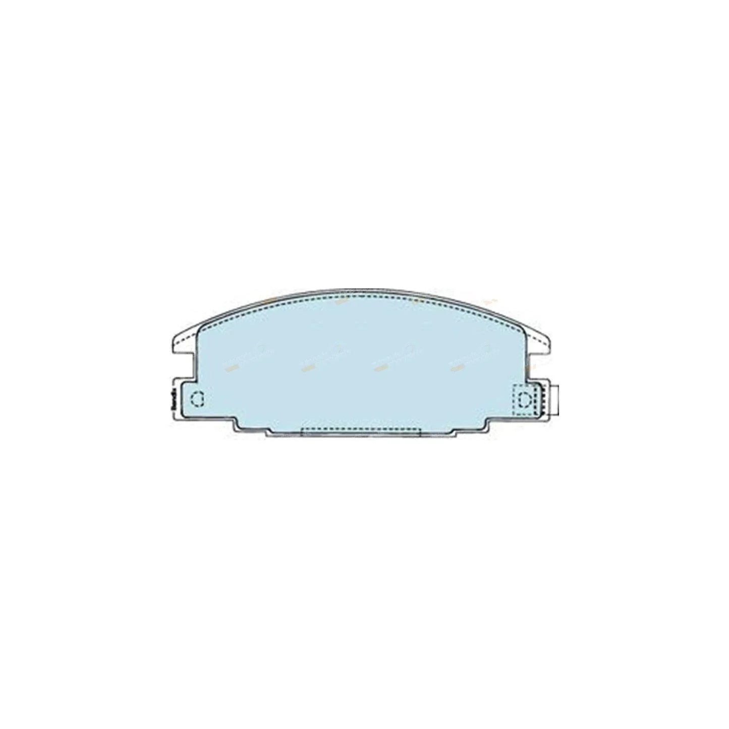 4WD Front Disc Brake Pads Set for Isuzu MU (1989-1995)