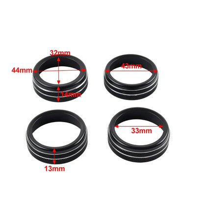 AC Climate Control Knob Trim for Toyota Tacoma (2016-2023) Black