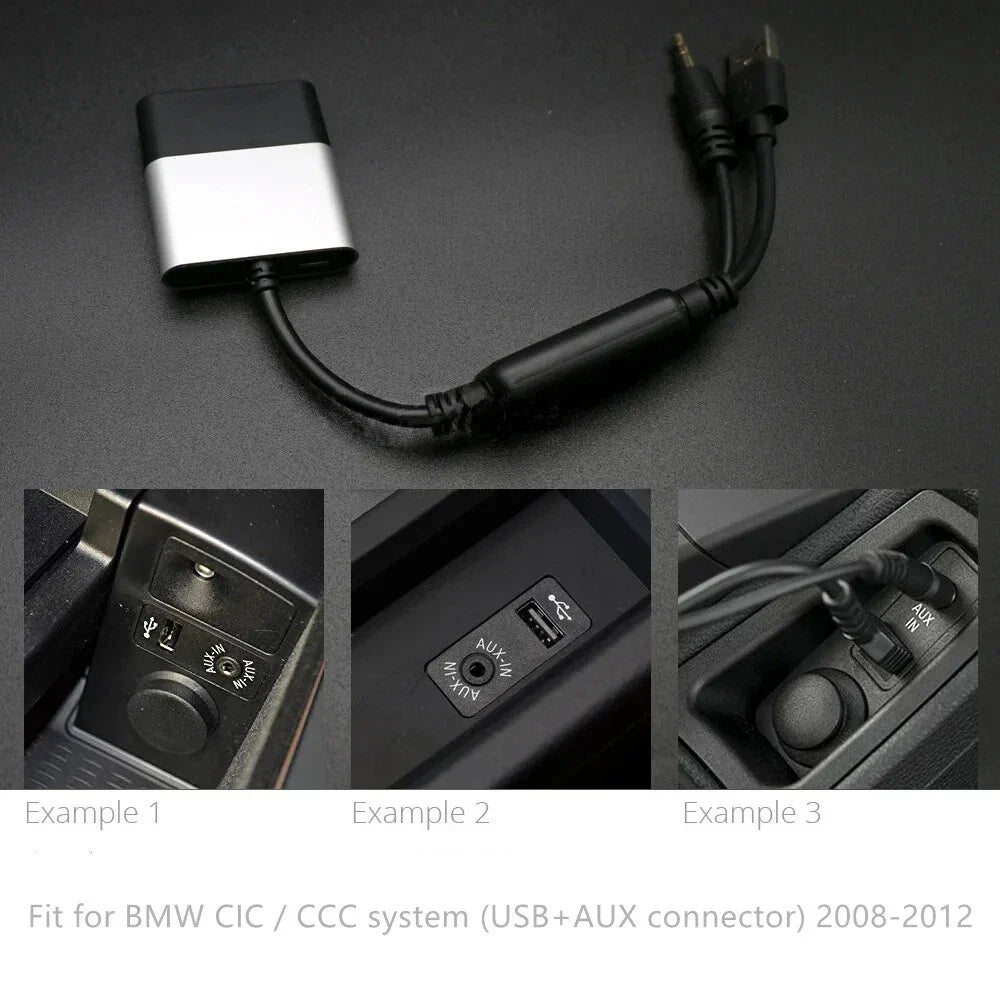USB AUX Media Transmitter Bluetooth Adapter for BMW CIC/CCC 2008-2012