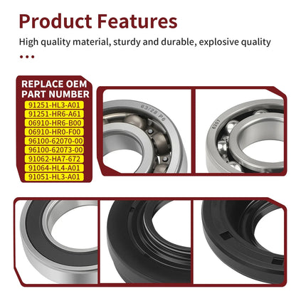 Rear Differential Bearing Seal for Honda Foreman Rubicon 500