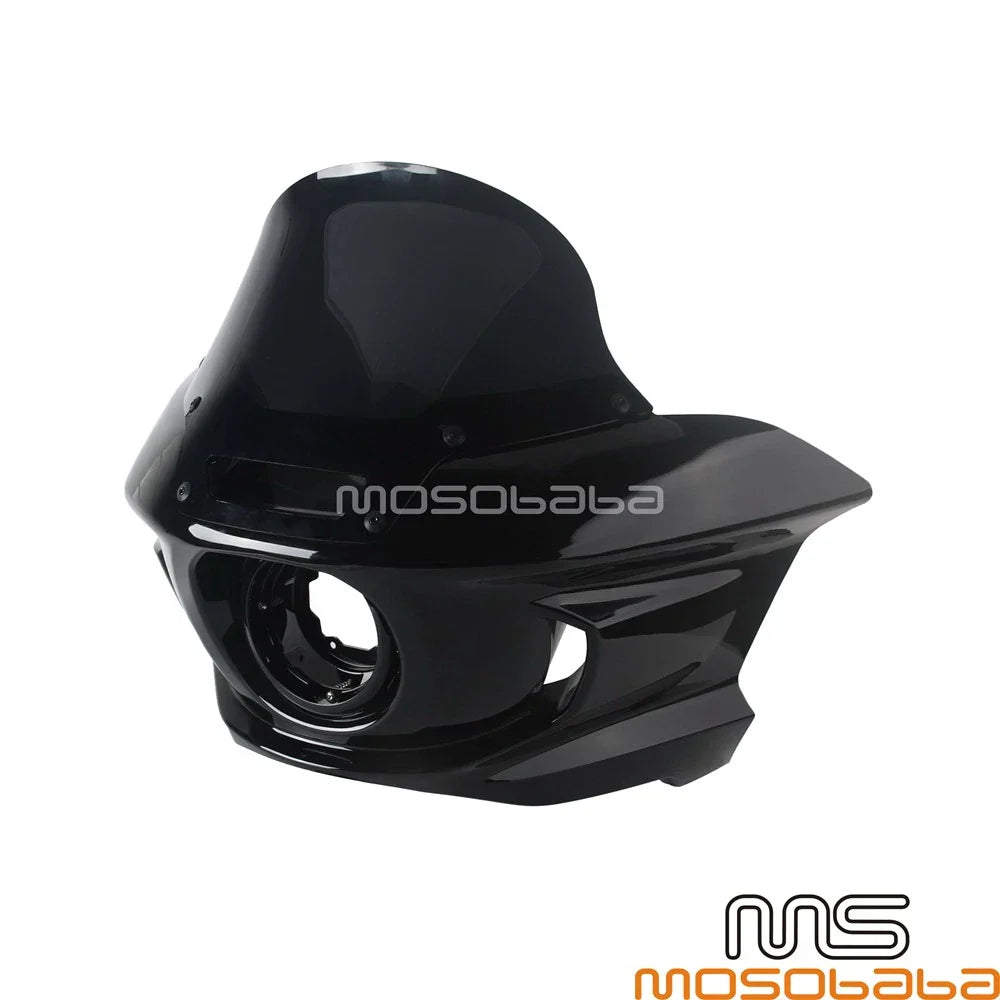 14.4" Windshield Headlight Fairing for Harley Softail FXBBS FXST FXLRS FXLR