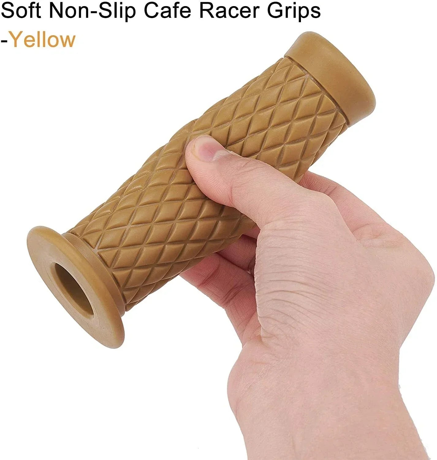 7/8" Rubber Gel Hand Grips for Yamaha Virago 250 (1988-1997)