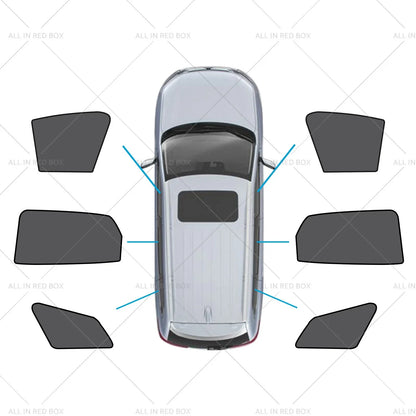 6 x Magnetic Mesh Sunshades for Kia Sportage (2021-2024)