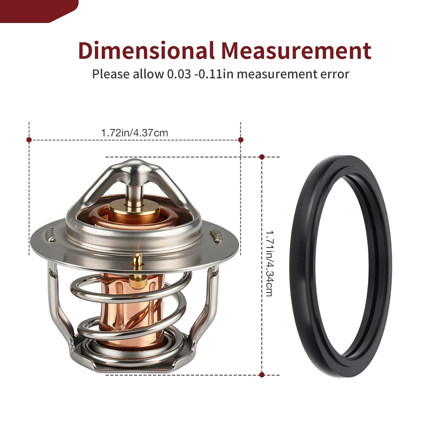 Thermostat & O-Ring for Suzuki King Quad 700 (2005-2007)