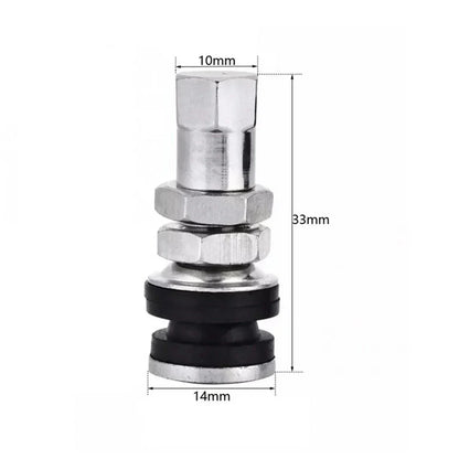 4x TR161 Bolt In Tyre Valve for Car Motorcycle Wheel Rim