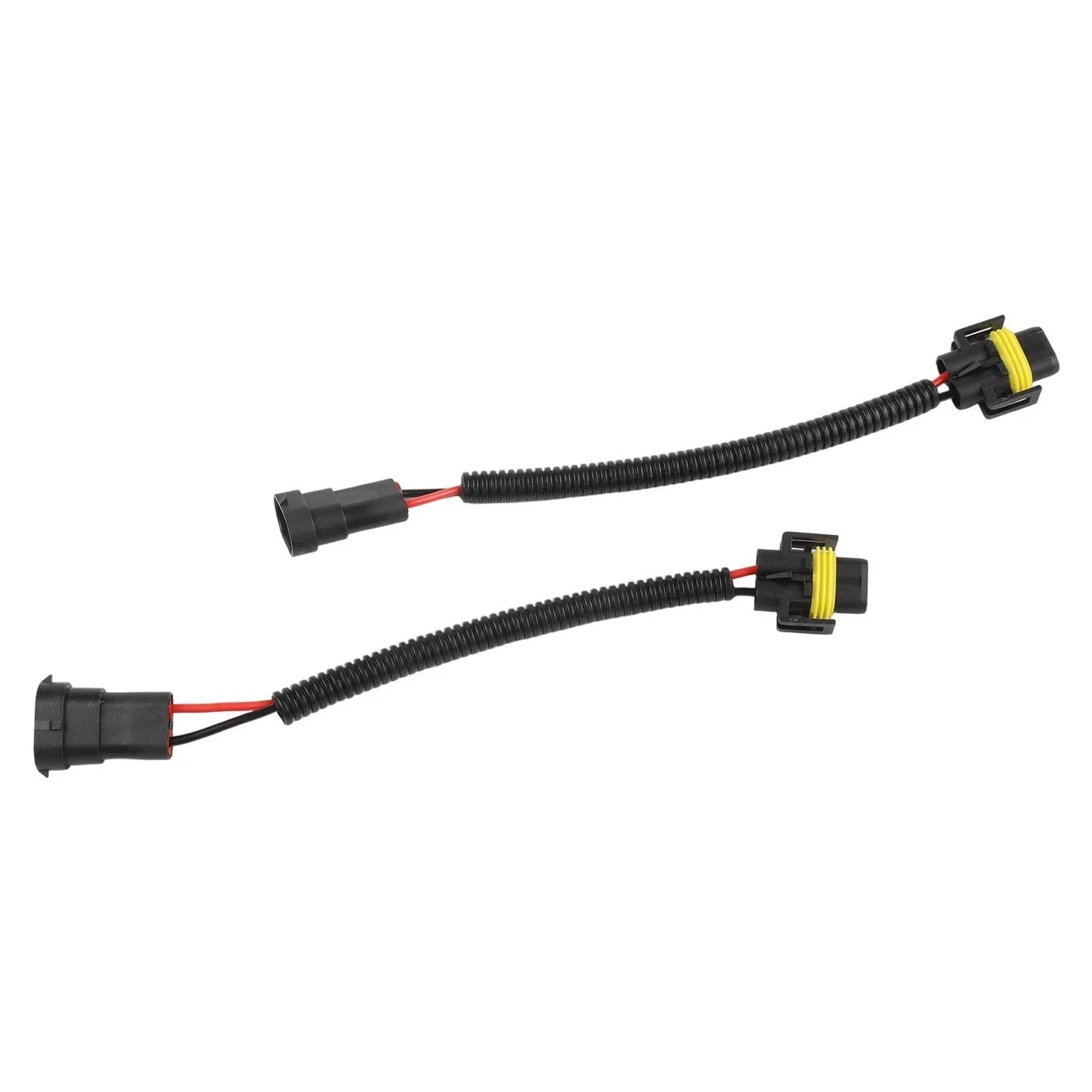 2 x Adapter Wiring Harness Plugs Prewired M/F H11 H8 H9