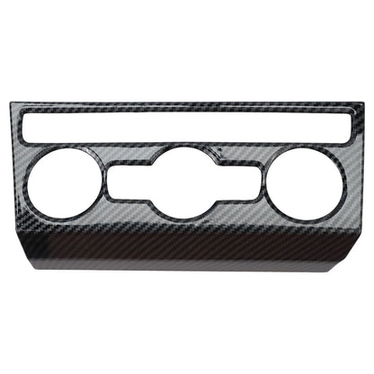 Air Conditioning Knob Trim Cover Black Carbon Fiber for T Roc (2018–2023)