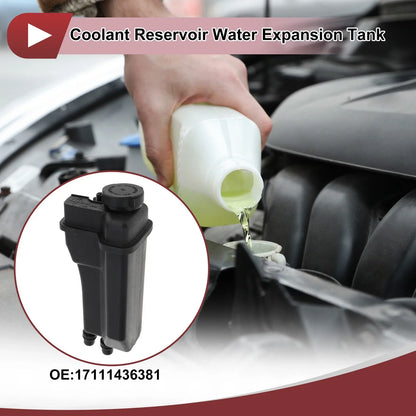 Coolant Expansion Overflow Tank with Cap for BMW 525i 528i 530i