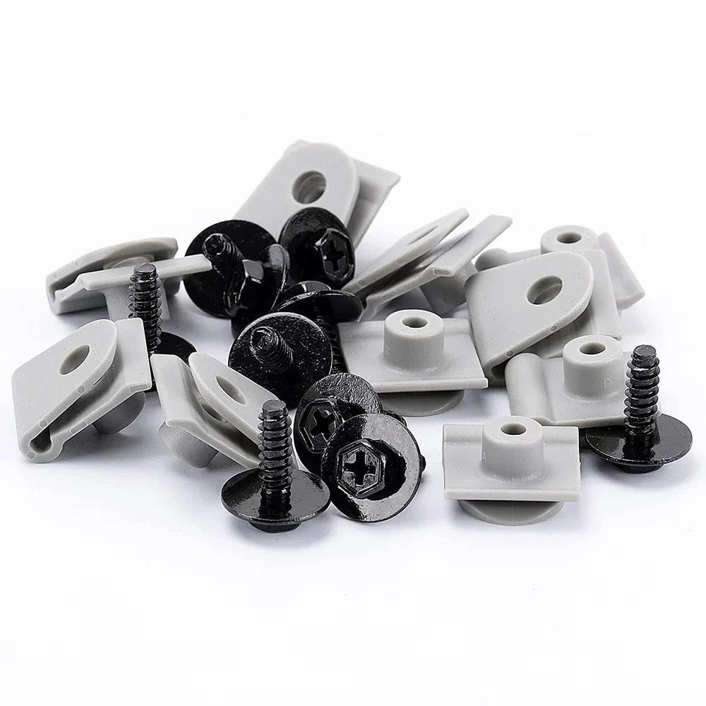 10 x Fender Liner Bumper Cover Splash Shield Screws & U-Nuts for Mazda 2-6