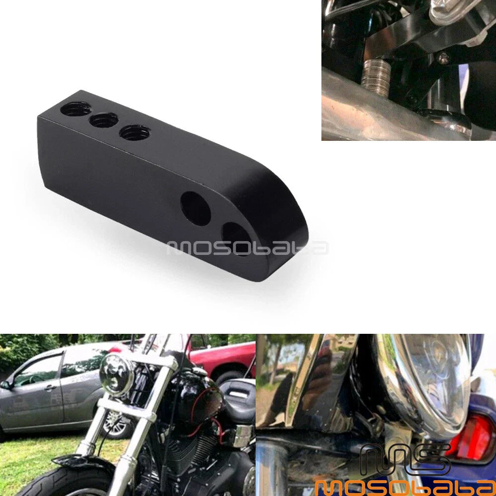 Headlight Extension Block for Harley Dyna FXD FXDB FXDC FXDL FXDWG (2006-2017)