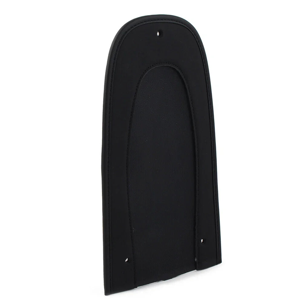 Black Flame Rear Fender Bib Leather Solo Seat for Harley Street Glide (2006-2023)