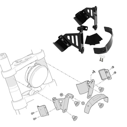 Fairings Windshield Bracket for Harley Softail FXST (2018-2025)