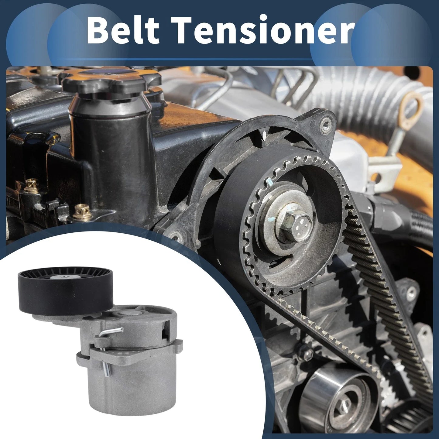 Belt Tensioner Metal 1x for BMW 3 Series (1993-2006)
