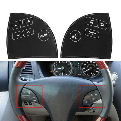 Steering Wheel Control Button Decal Sticker for Lexus ES350 (2007-2012)