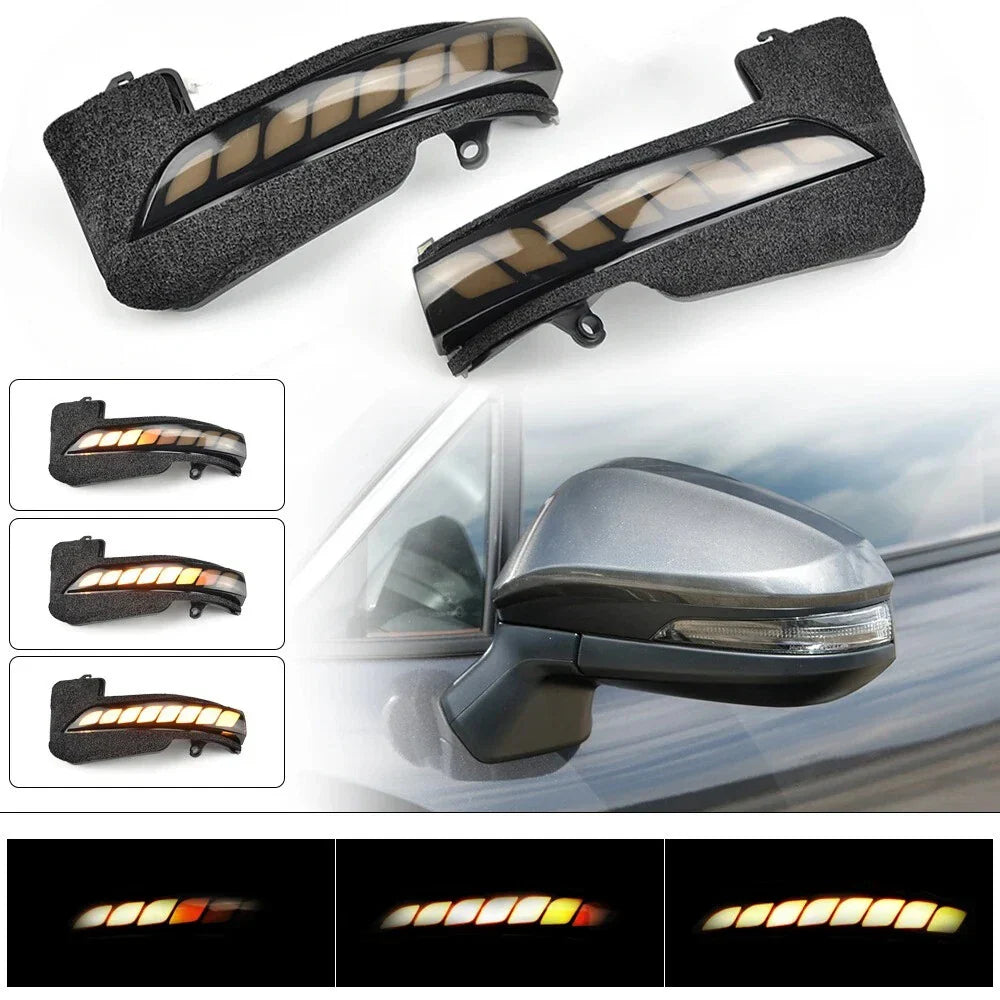 LED Wing Mirror Indicator Lights for Toyota Hilux Fortuner Innova (17-21)
