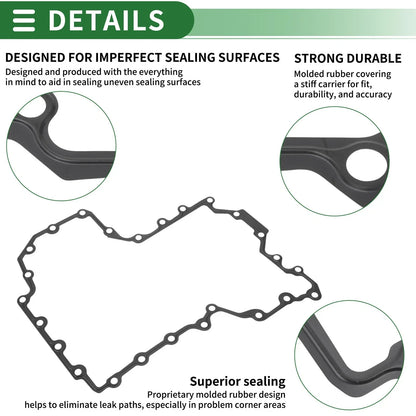 Oil Pan Gasket for BMW X6 X5 (2008-2019) (2010-2018)