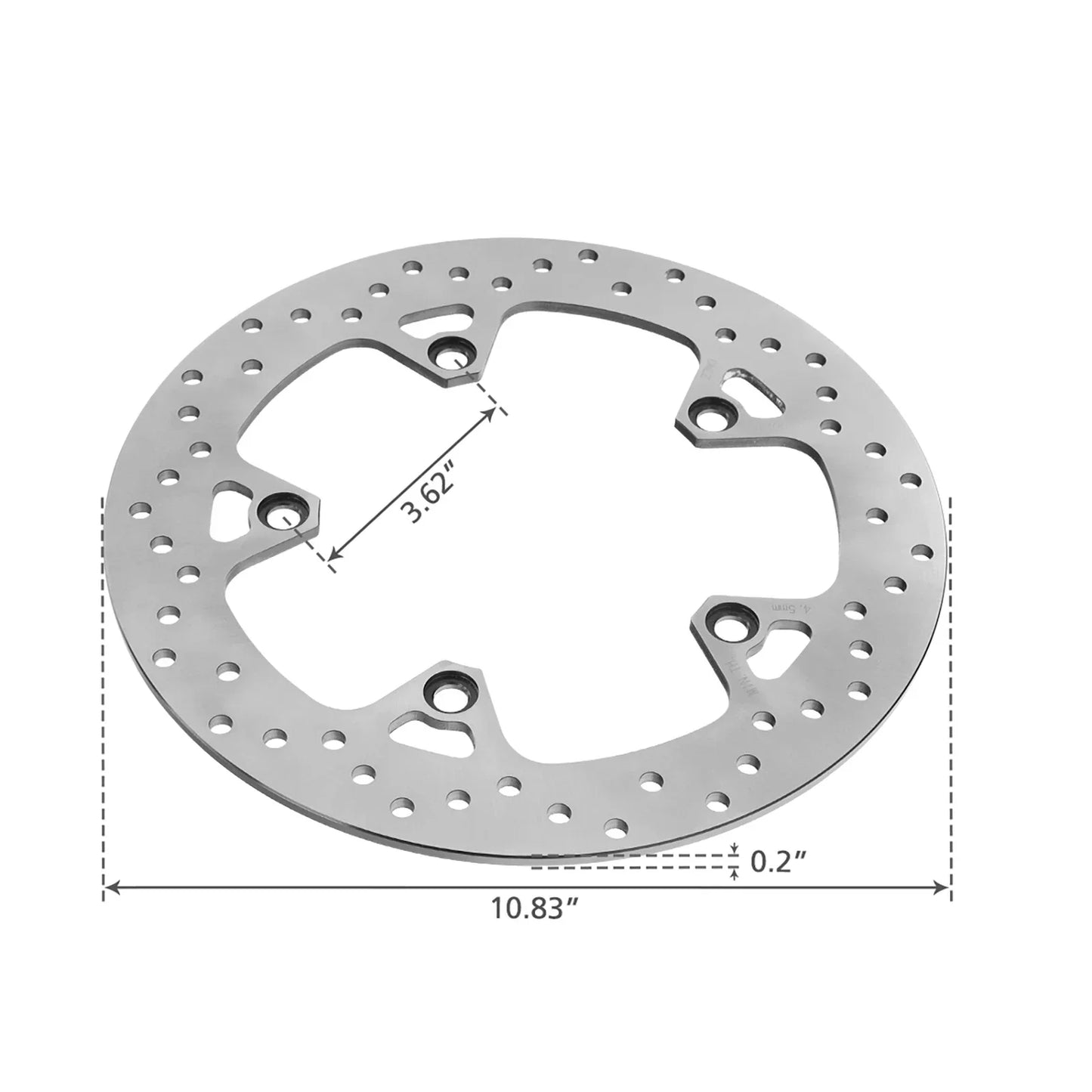 Rear Brake Disc Rotors for BMW R1200GS / R1250GS / R1200RT (2013-2020)