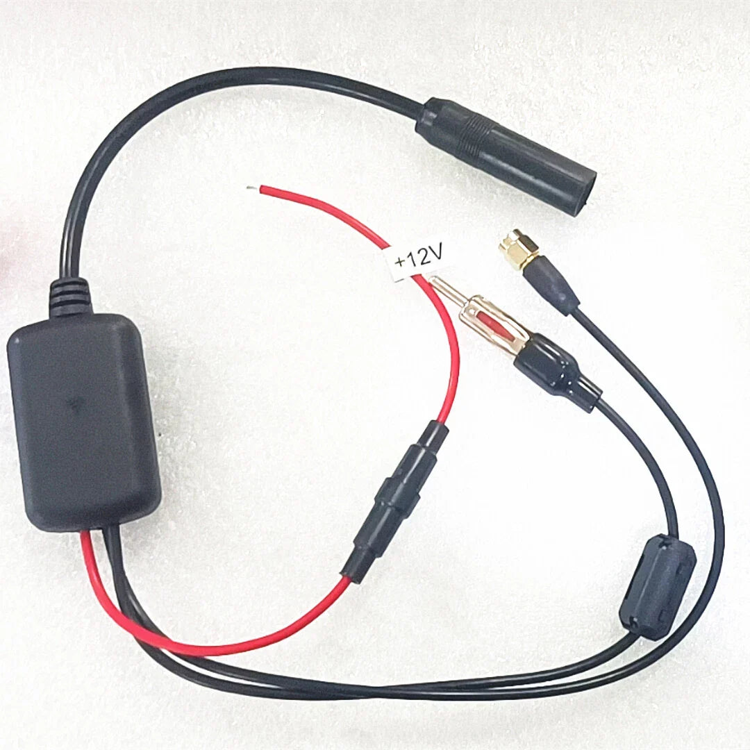 DAB+ AM/FM Car Stereo Antenna Adapter Signal Amplifier