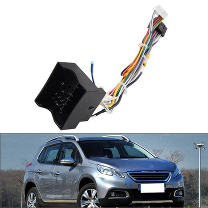 Radio Stereo Power Harness Cable for Citroen C3 C4 C5, Peugeot 3008 (2002-2023)