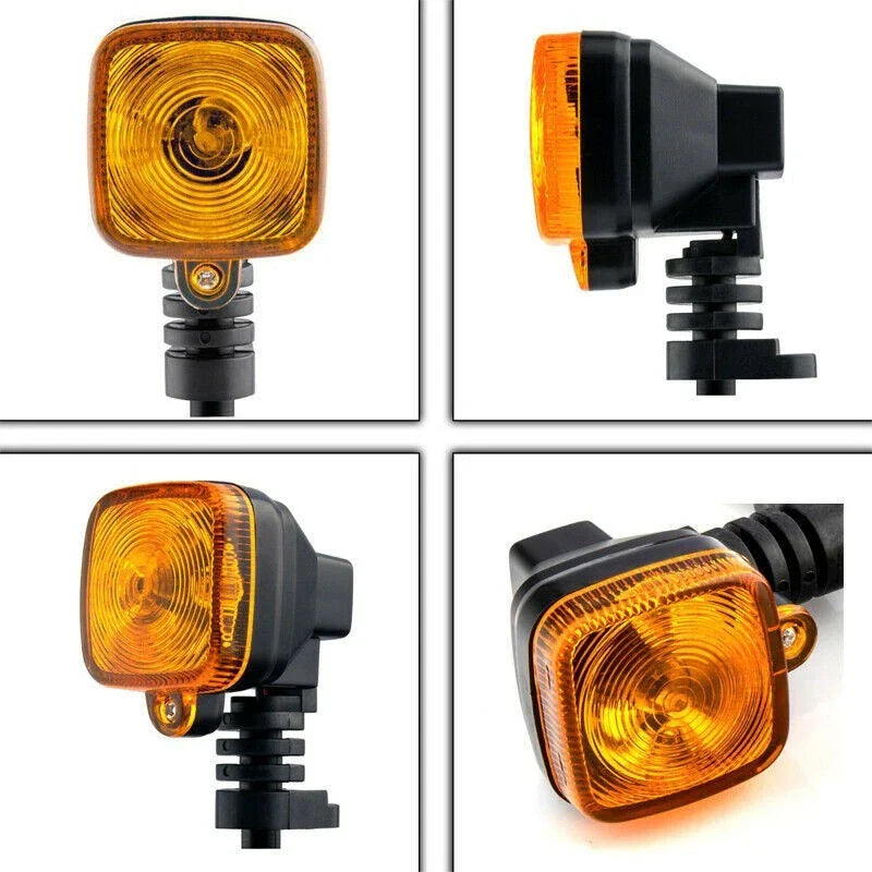2 x Universal Amber Halogen Bulb Turn Signal Indicator Light Blinker for Motorcycle