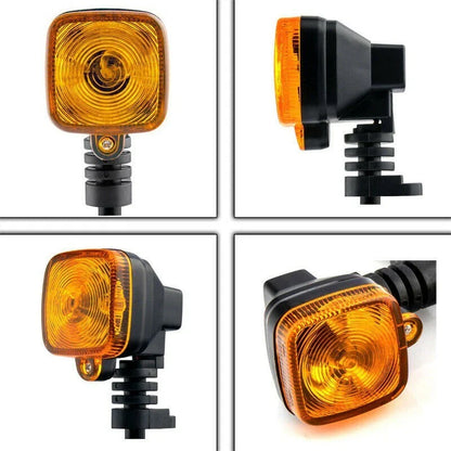 2 x Universal Amber Halogen Bulb Turn Signal Indicator Light Blinker for Motorcycle