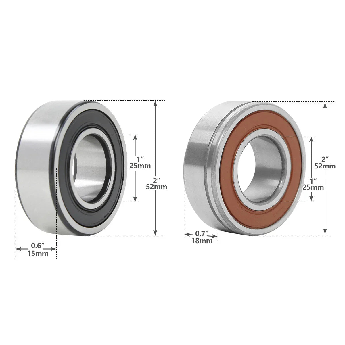 Sealed Ball Bearings for Harley Touring Electra Glide Front Wheel 18''