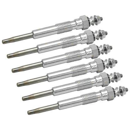 6 x Glow Plugs for Toyota Landcruiser HZJ80 (1990–1998)