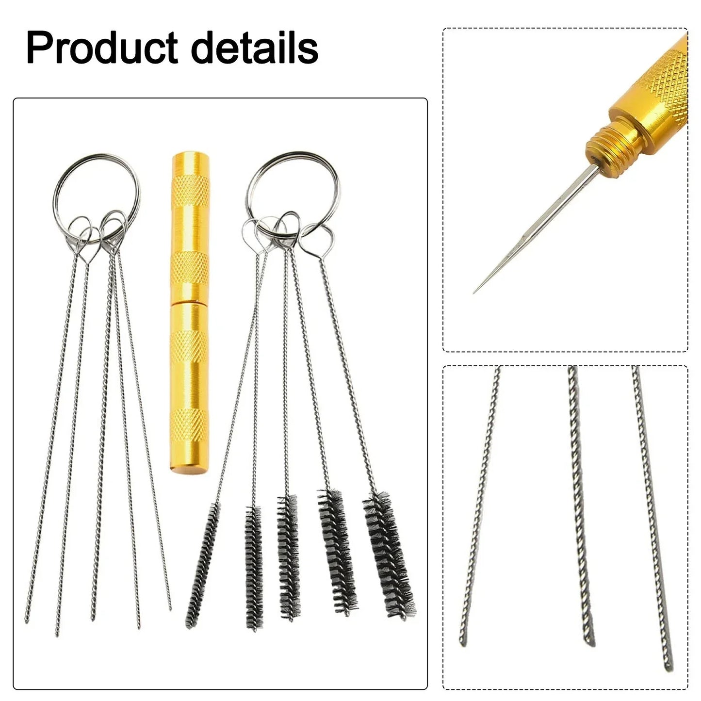Windscreen Jet Nozzle Washer Cleaner Brush Tool Set for Car