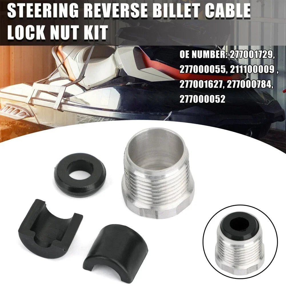 Steering Reverse Aluminum Cable Lock Nut for Sea-Doo