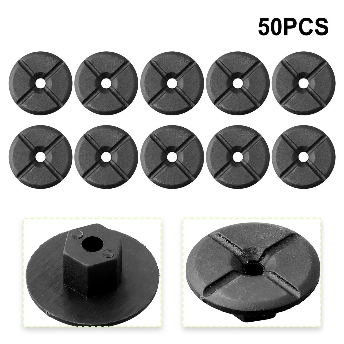 50pcs Non Threaded Nut Clips for Mercedes