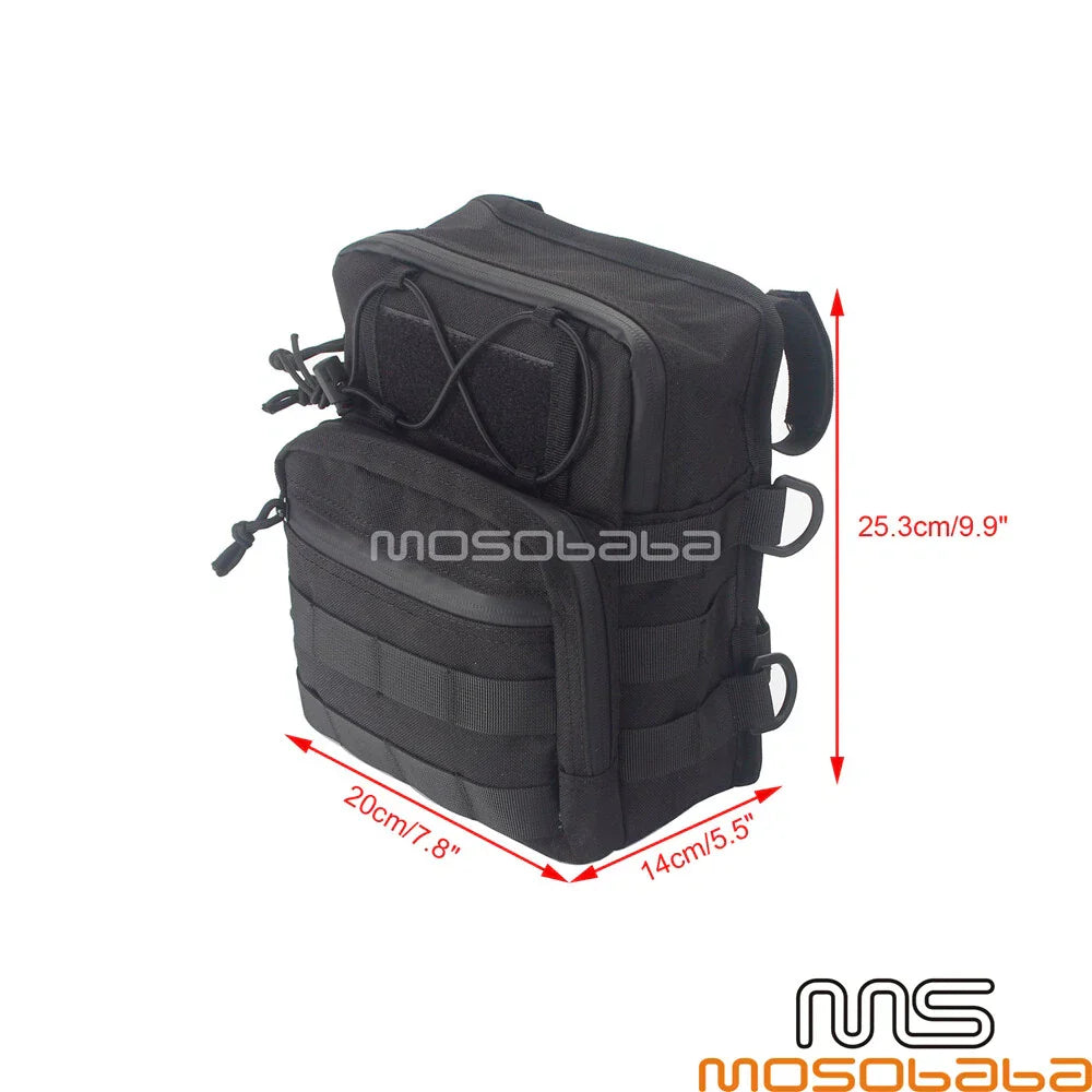 Black Handlebar Bag for Harley Dyna Softail XL1200