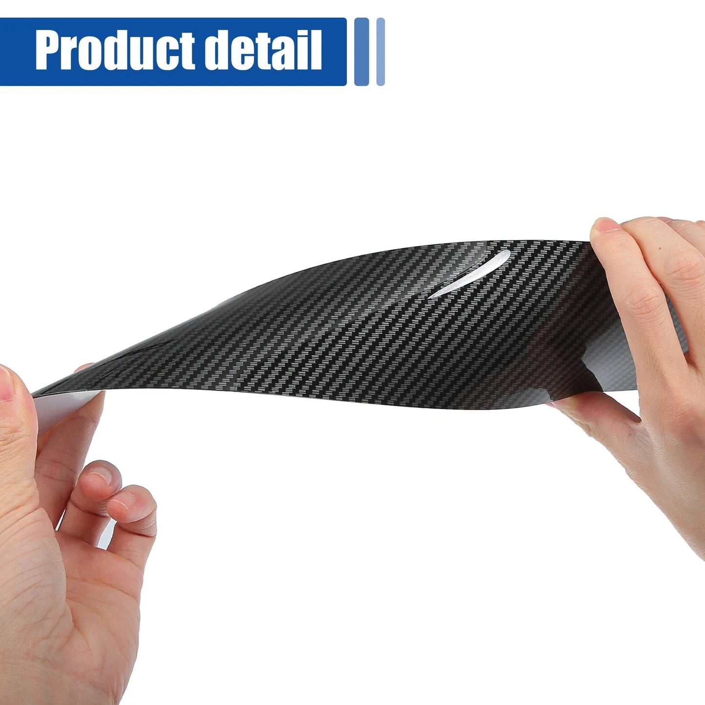 Gloss Carbon Pattern Pillar Post Cover Trim for BMW 5 Series F10