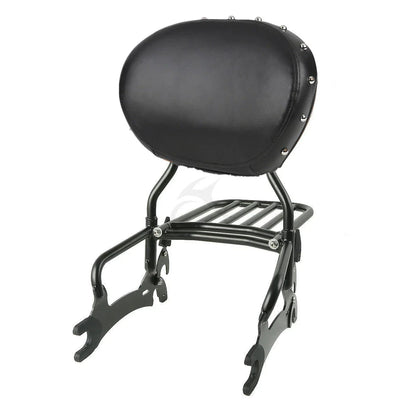 Sissy Bar Backrest Pad Luggage Rack for Indian Chief Vintage Classic (2014-2023)