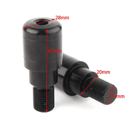 7/8" Handle Bar End Plugs for Yamaha MT-07 MT-09 MT-10 (2014-2023)