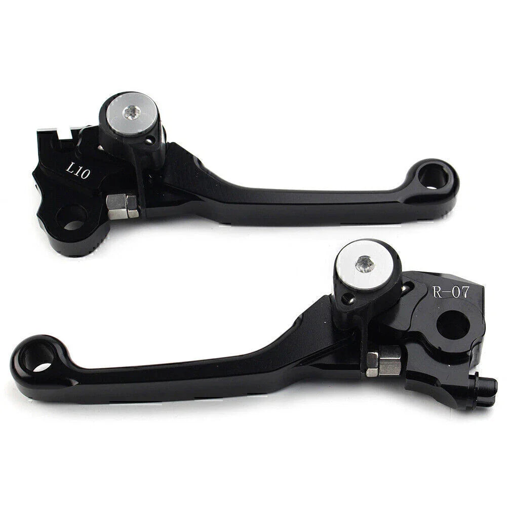 CNC Brake Clutch Levers  Pivot for Honda CRF250R CRF450R (2007-2020) Black